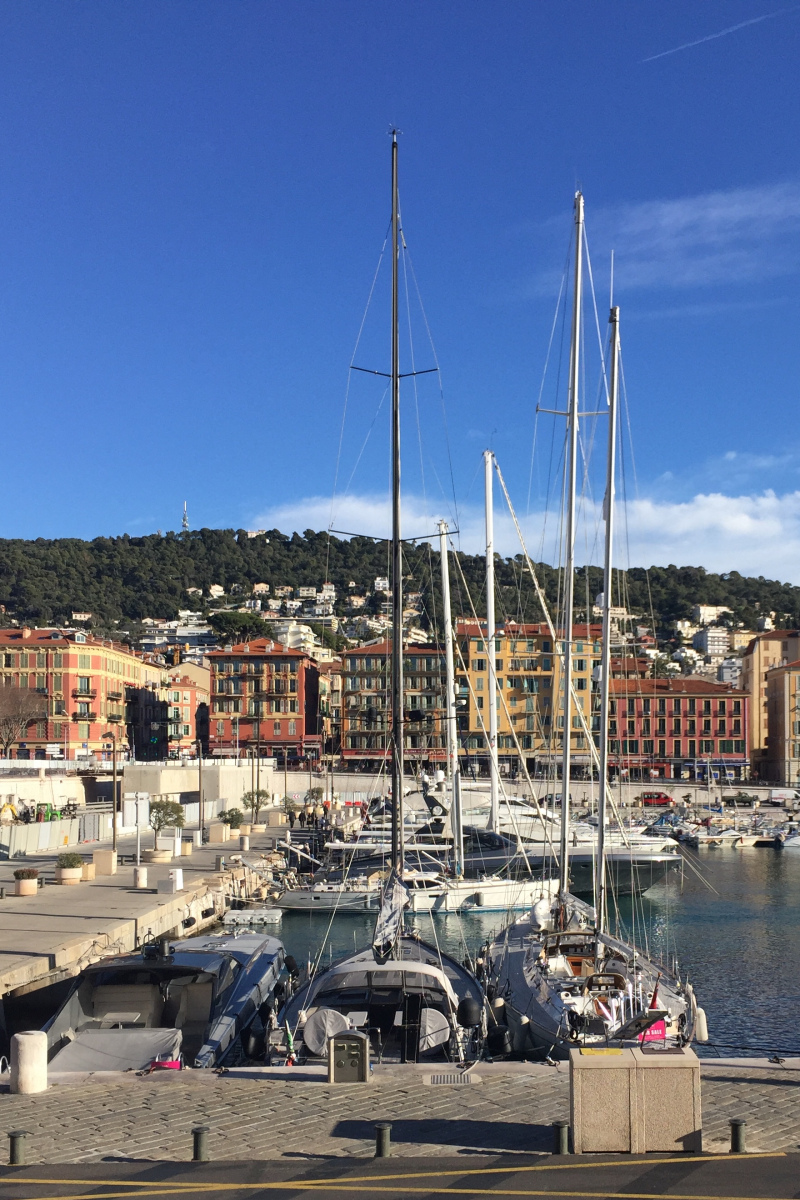 Ballade vers le port à Nice