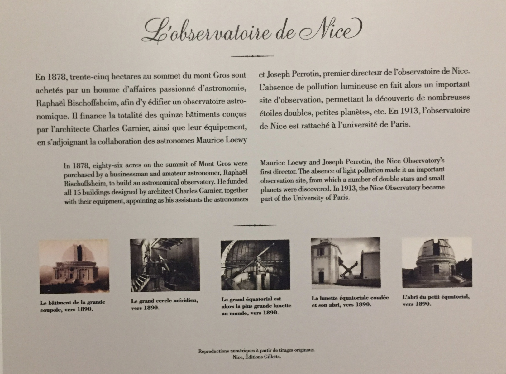 Exposition Jean Gilletta à Nice