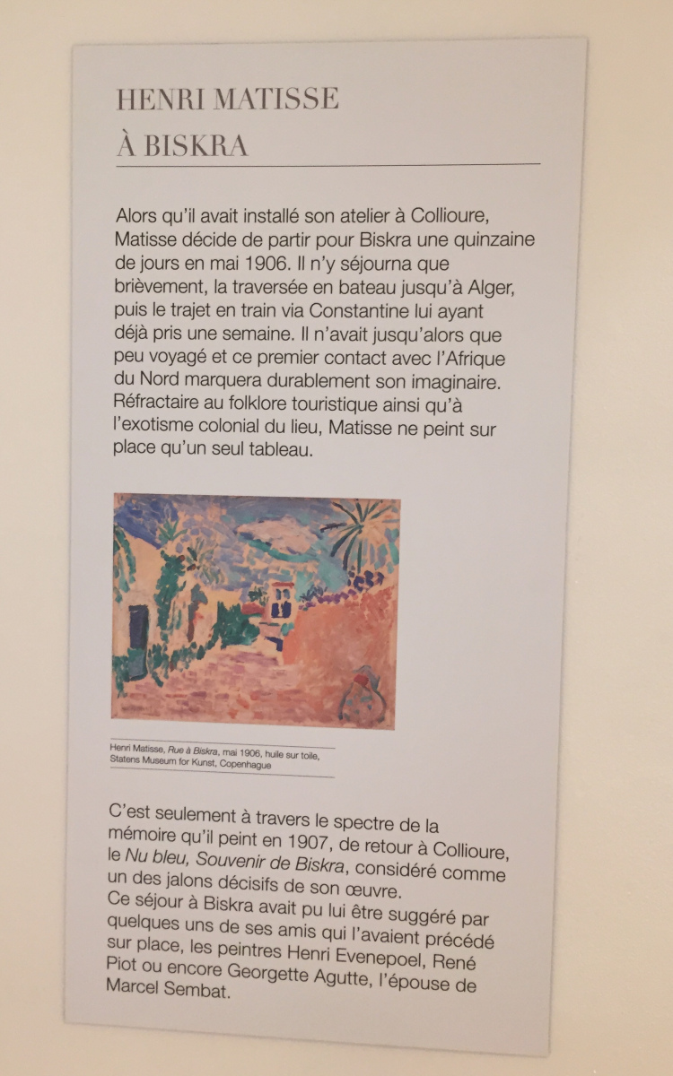 Visite du musée Matisse à Nice