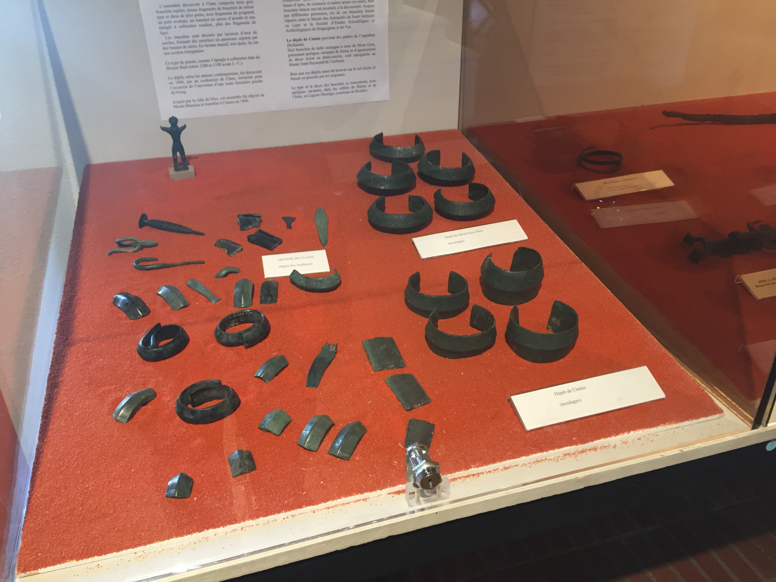 Visite du musée archéologique de Nice
