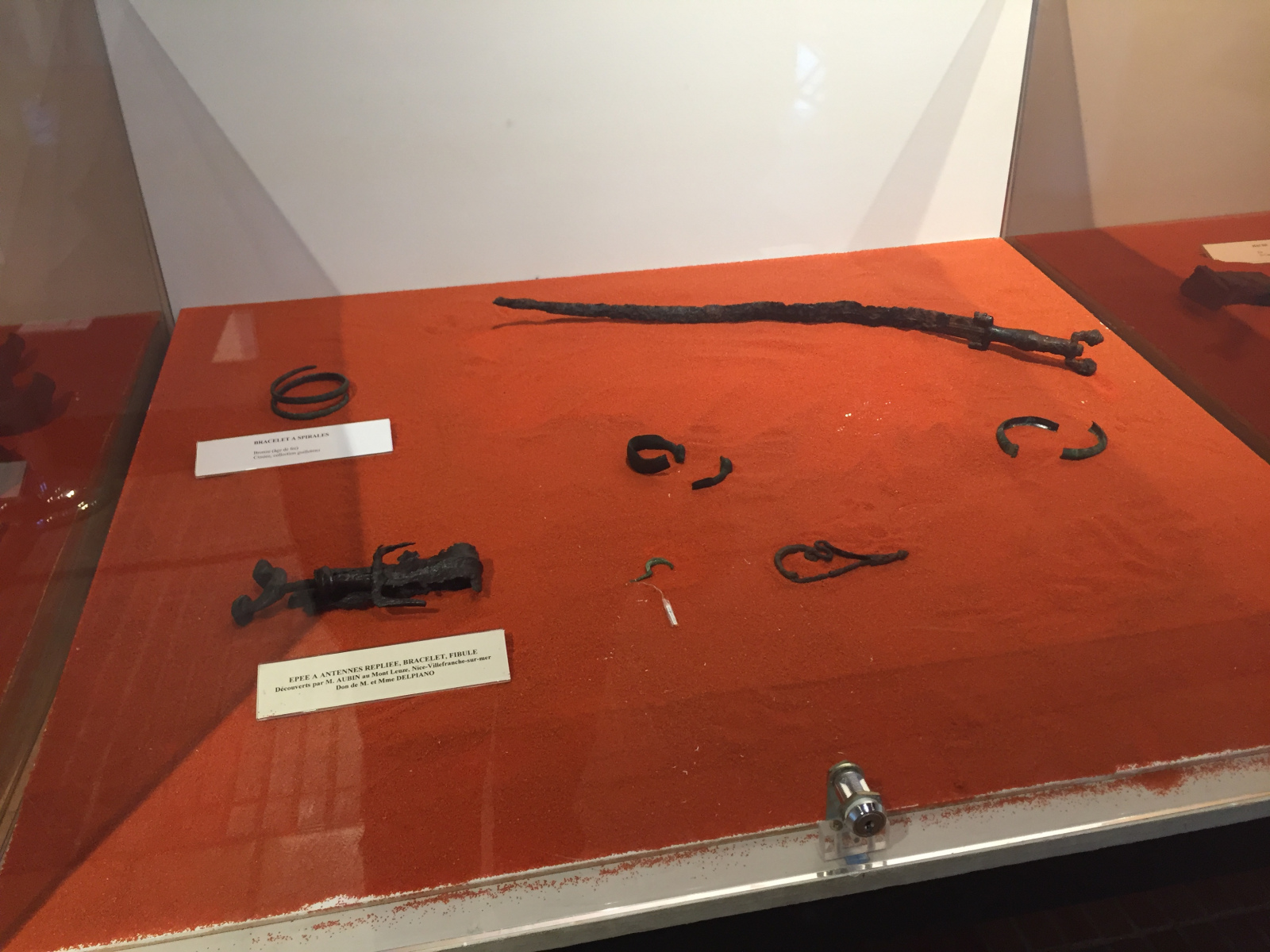 Visite du musée archéologique de Nice