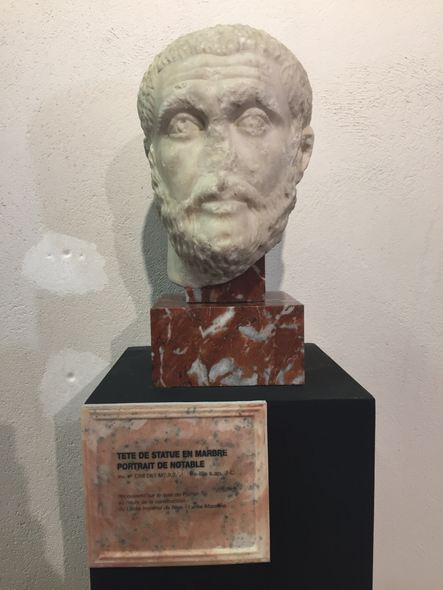 Visite du musée archéologique de Nice