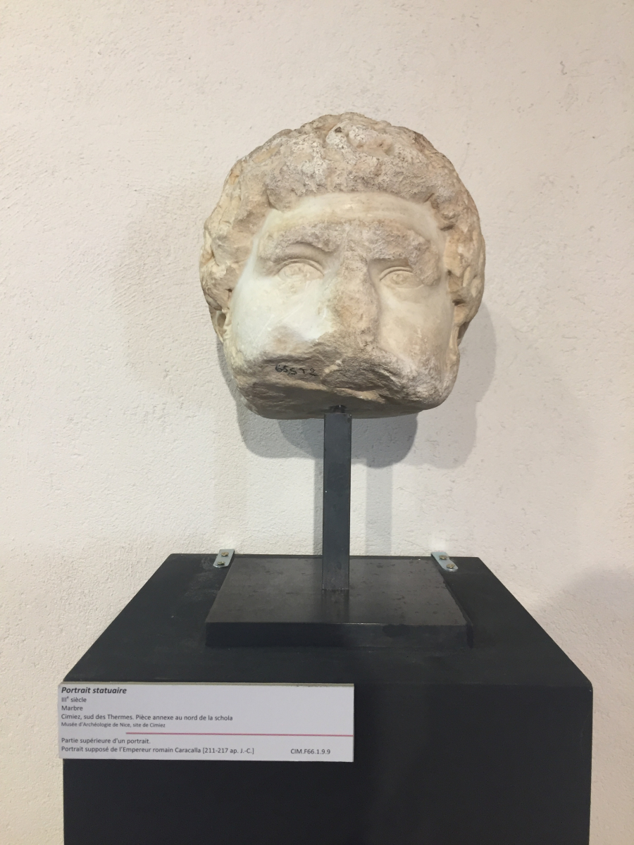 Visite du musée archéologique de Nice