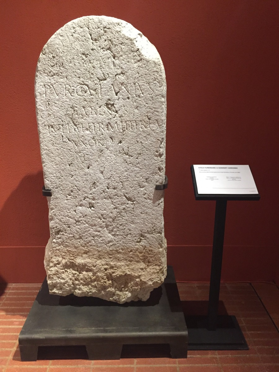 Visite du musée archéologique de Nice