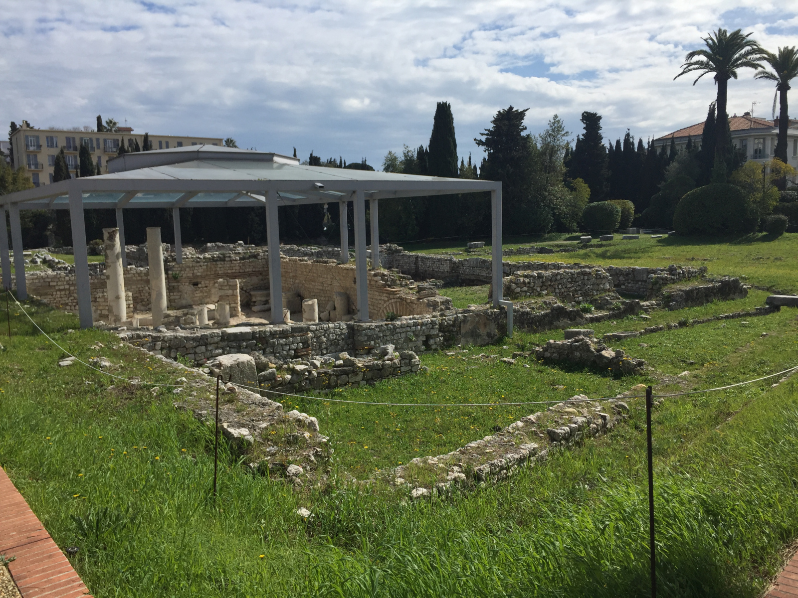 Visite du musée archéologique de Nice