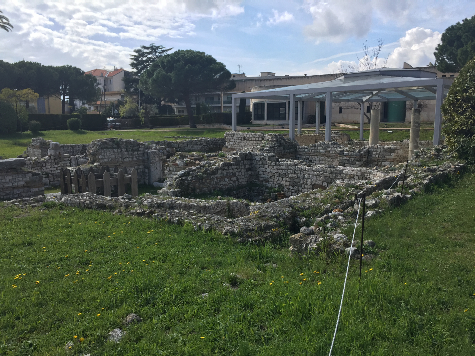 Visite du musée archéologique de Nice