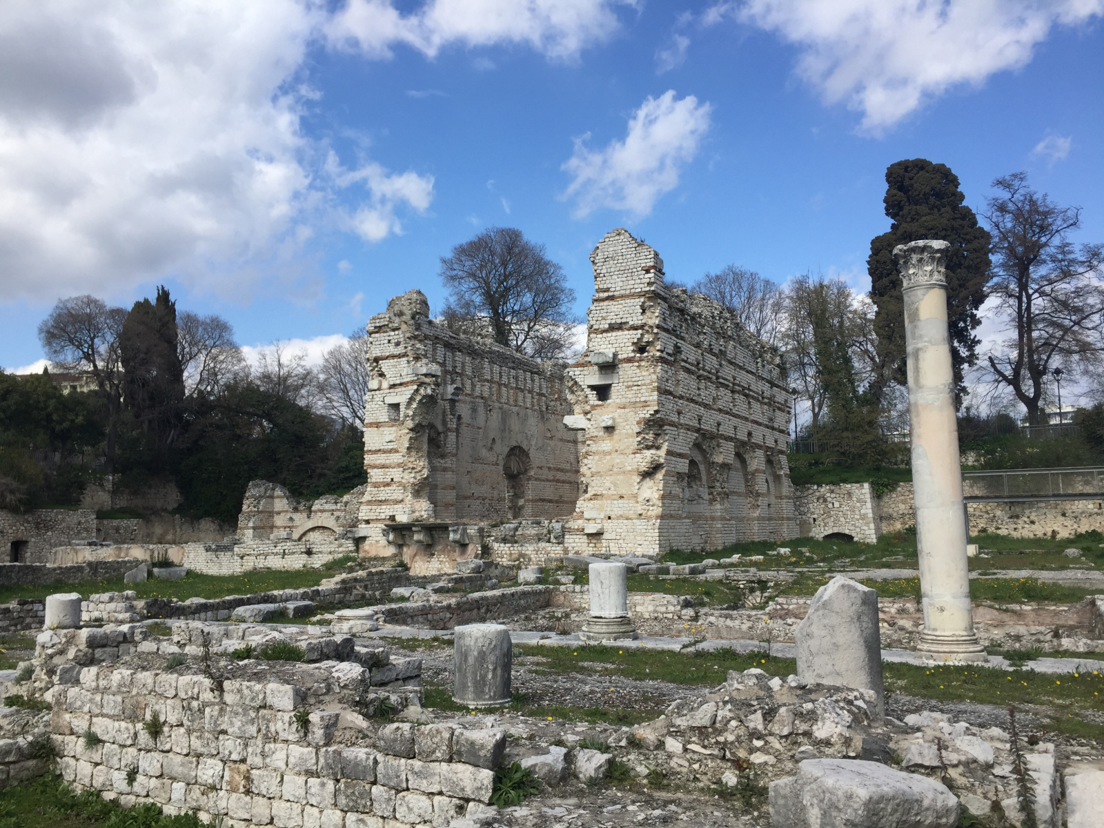 Visite du musée archéologique de Nice