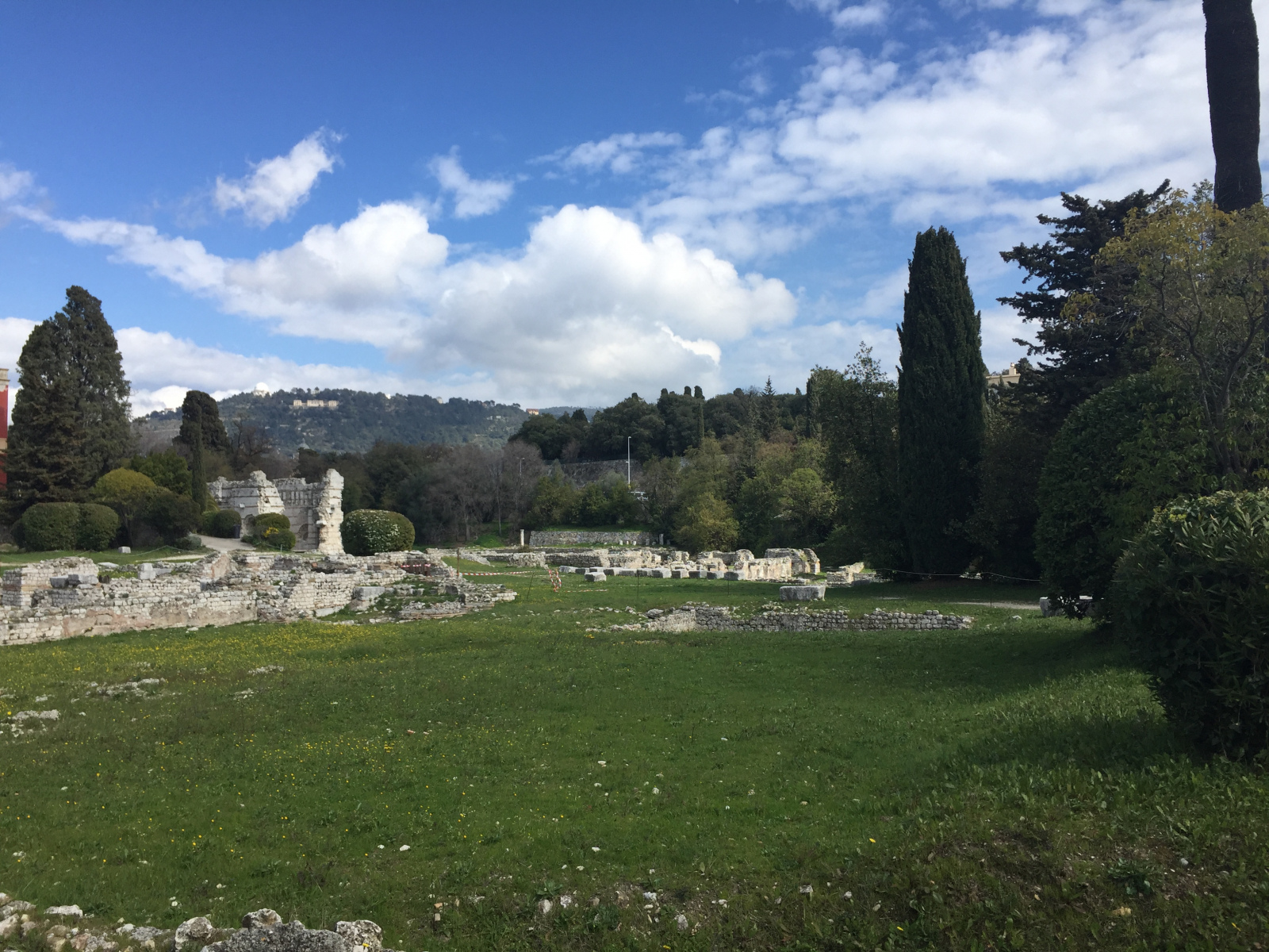 Visite du musée archéologique de Nice