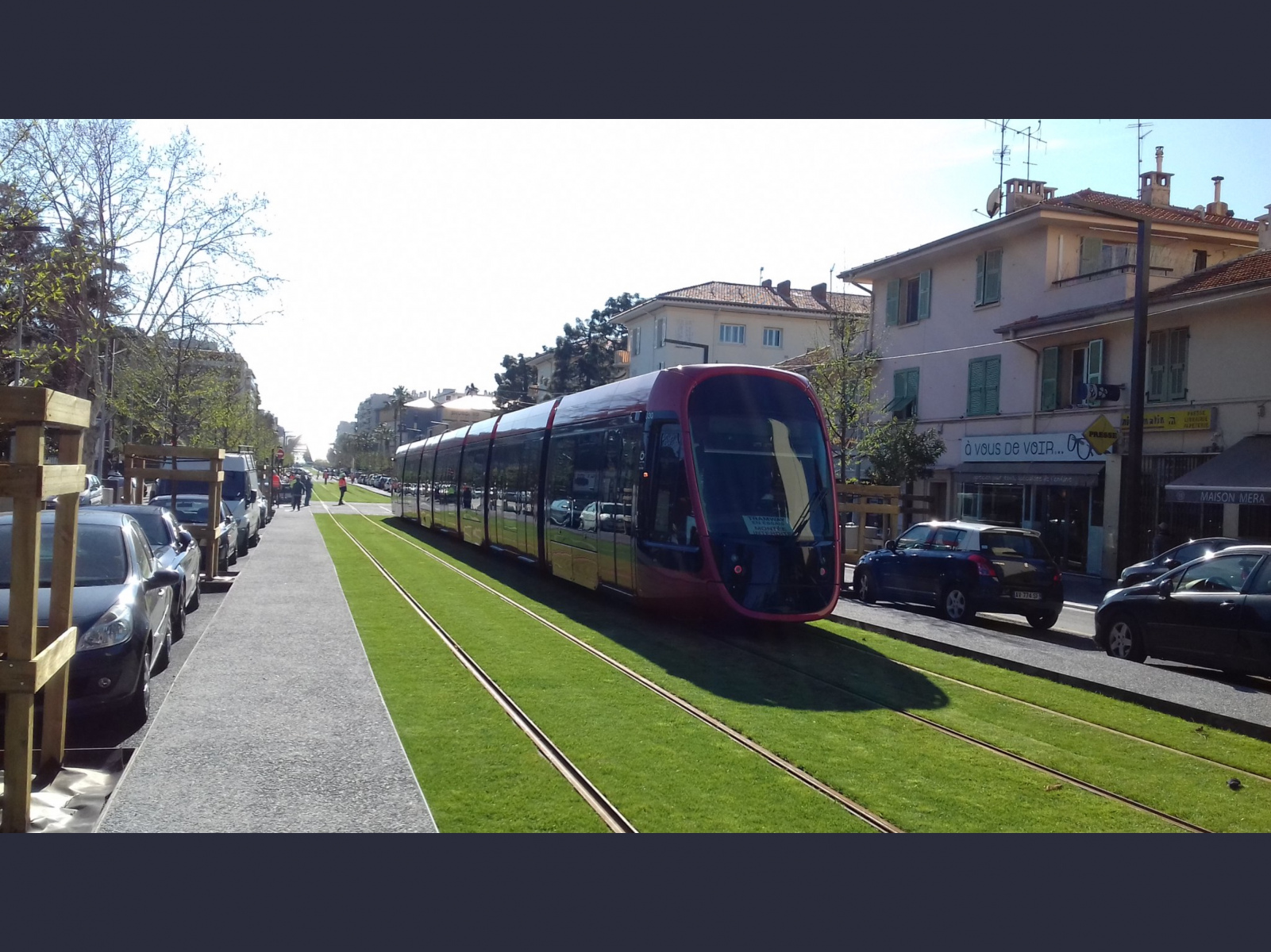 Essais de la ligne 2 du tramway de Nice
