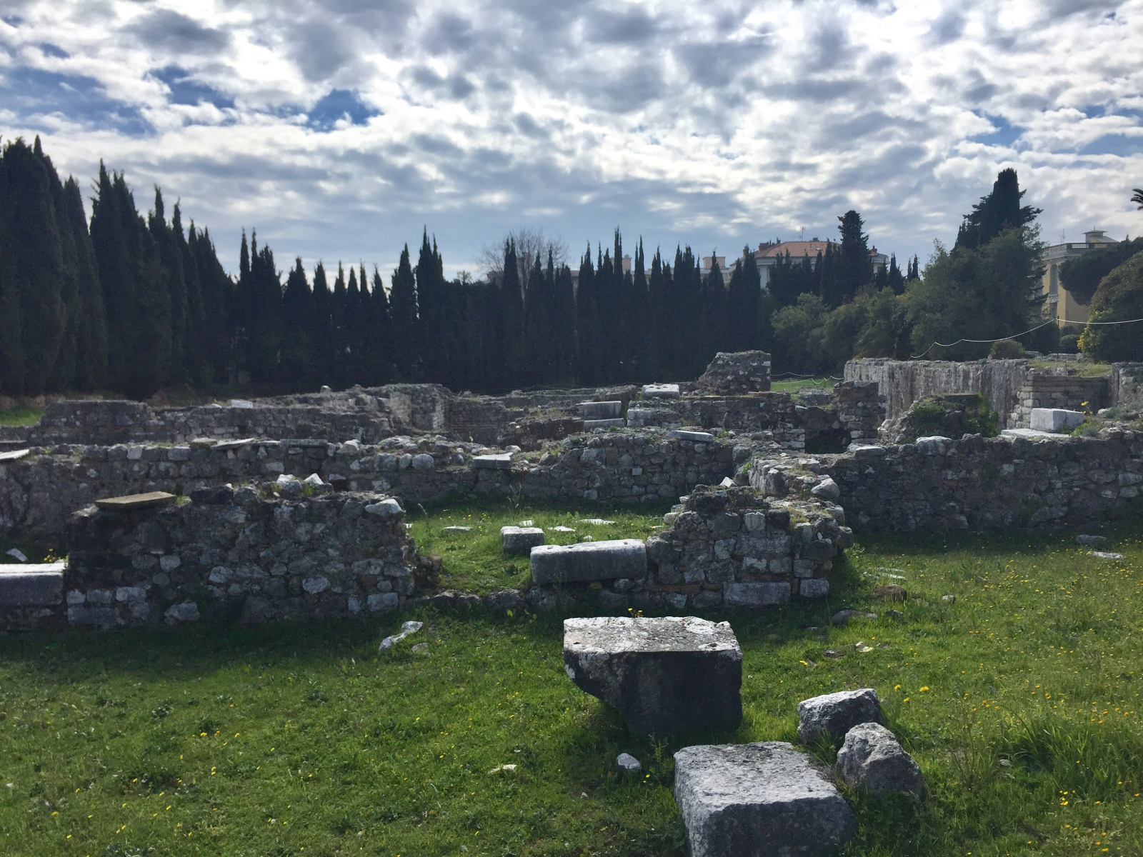 Visite du musée archéologique de Nice