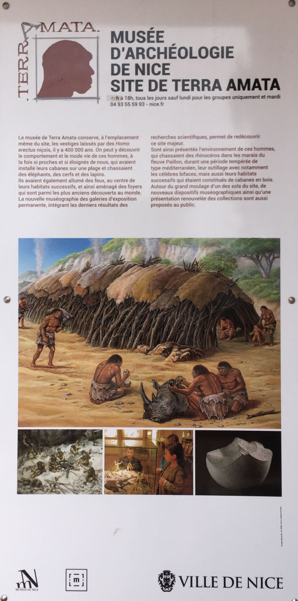 Visite du musée Terra Amata à Nice