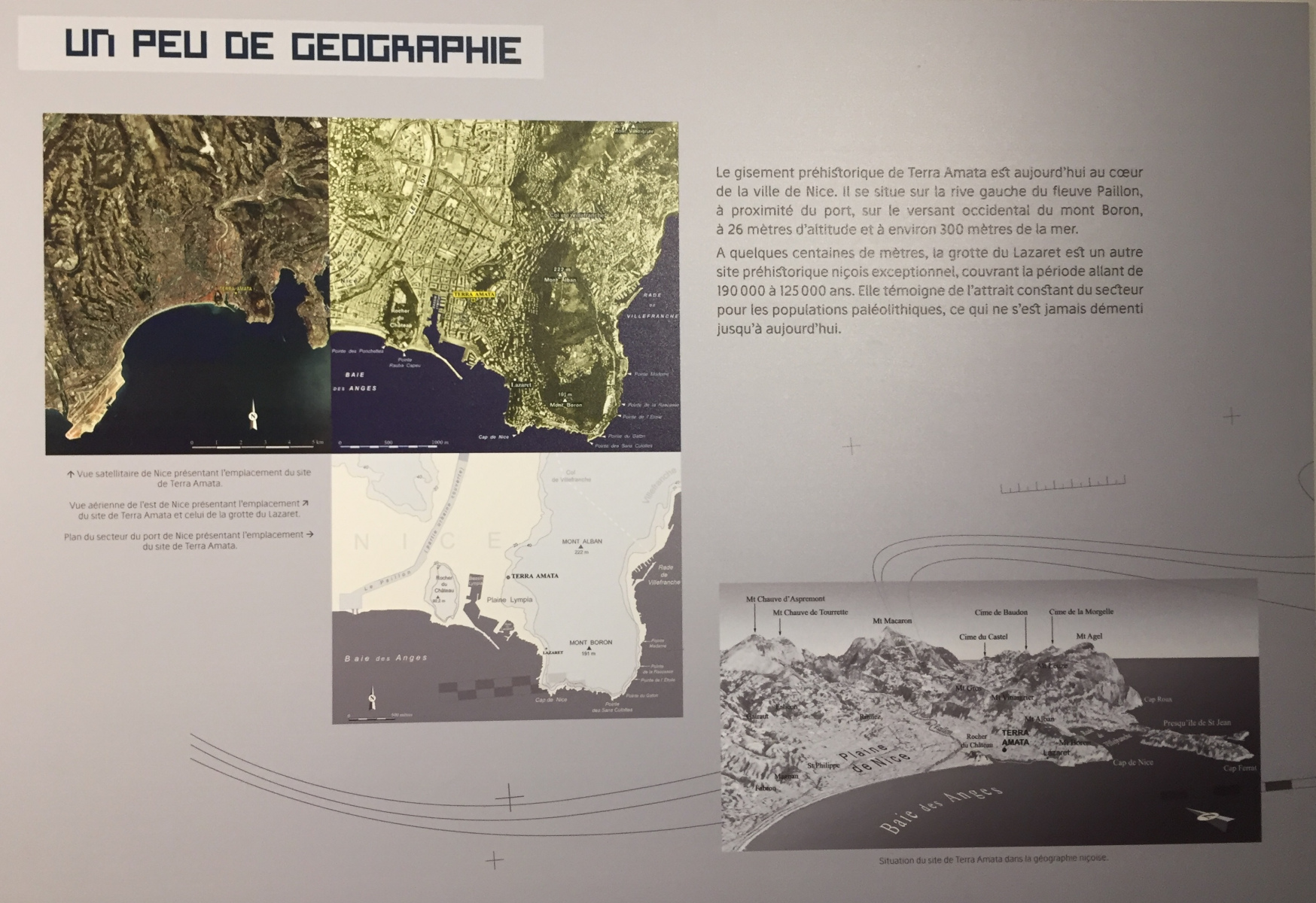 Visite du musée Terra Amata à Nice