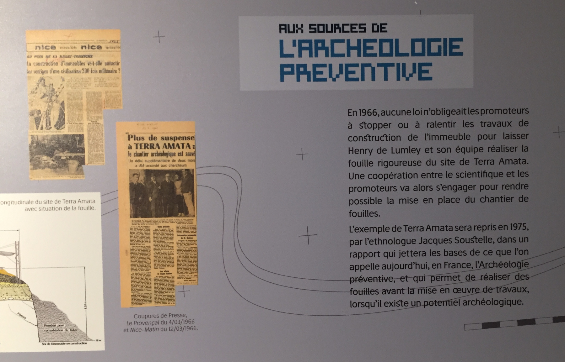 Visite du musée Terra Amata à Nice