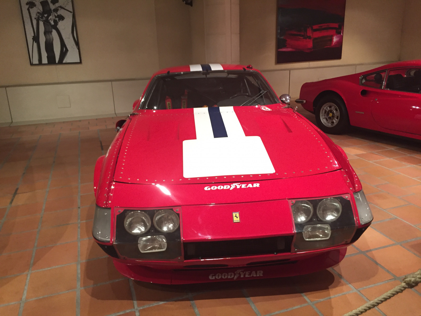 Visite de la collection des voitures du Prince de Monaco.