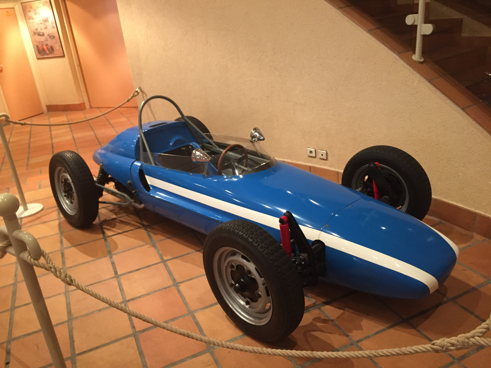 Visite de la collection des voitures du Prince de Monaco.