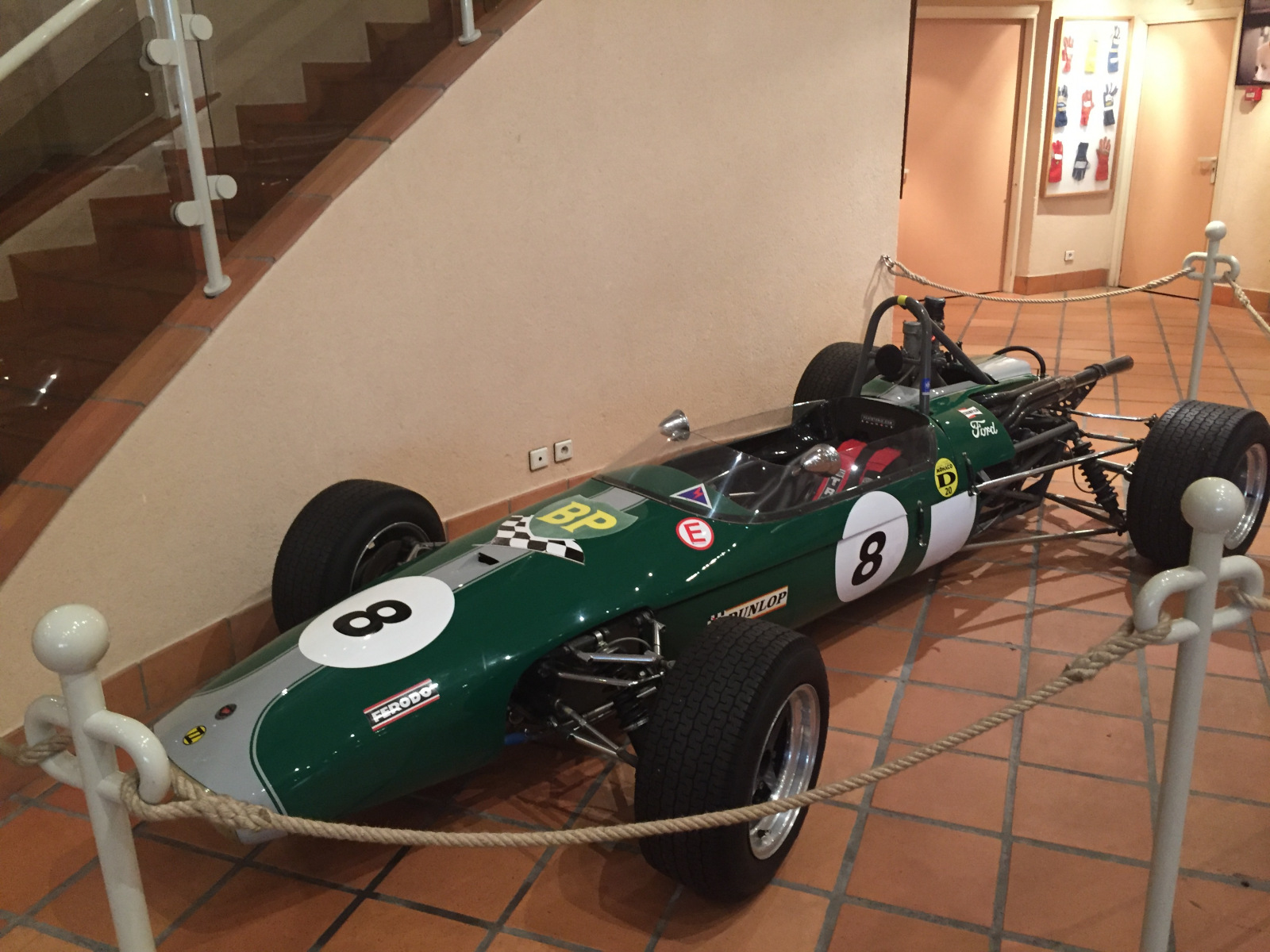 Visite de la collection des voitures du Prince de Monaco.