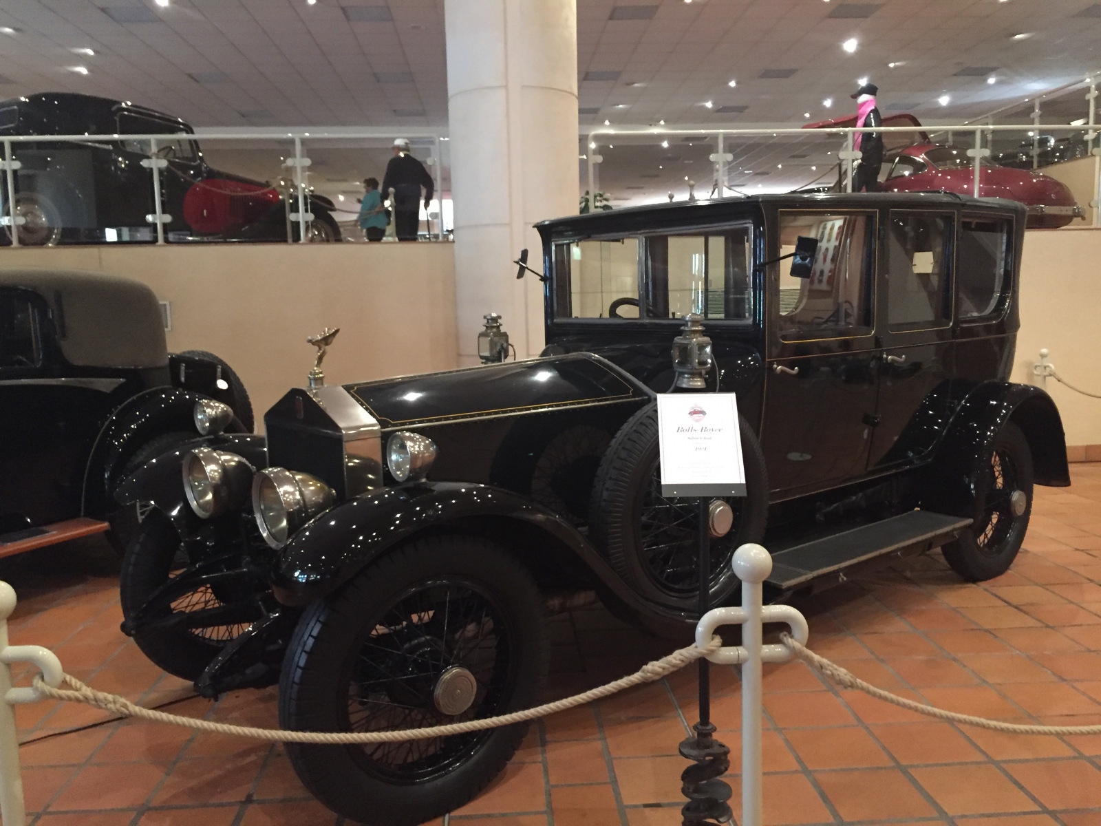 Visite de la collection des voitures du Prince de Monaco.