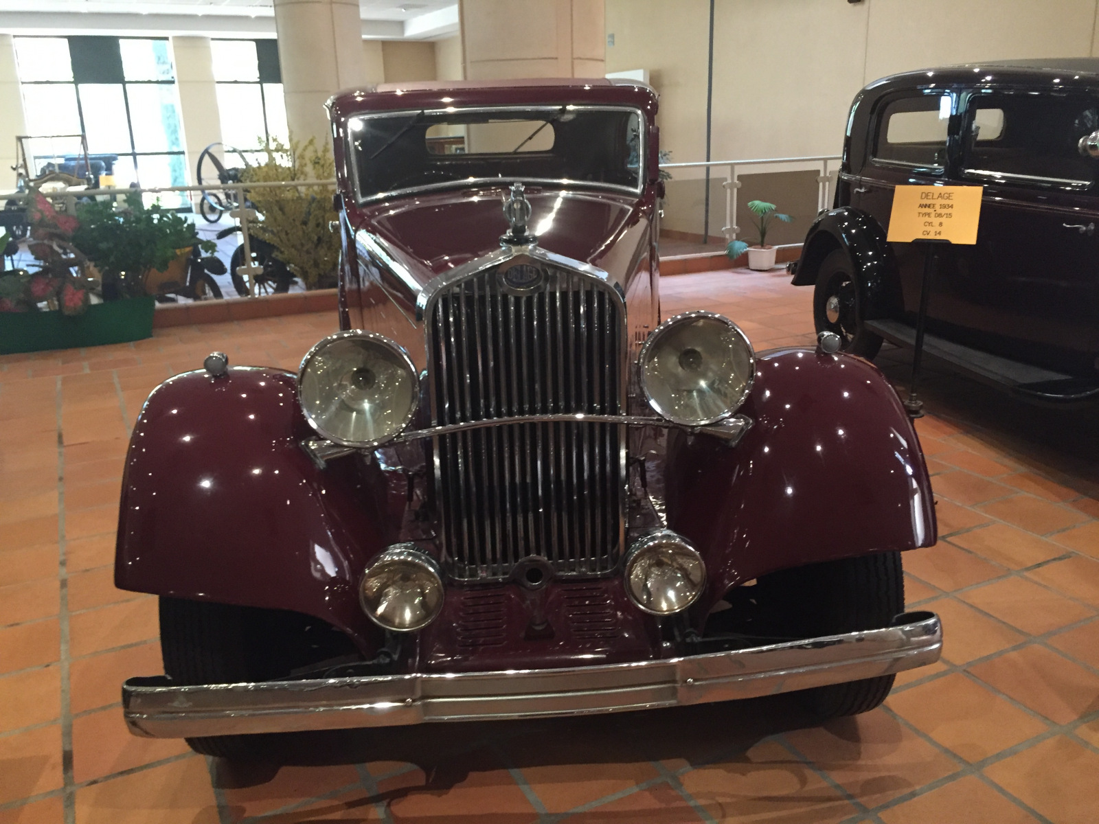 Visite de la collection des voitures du Prince de Monaco.