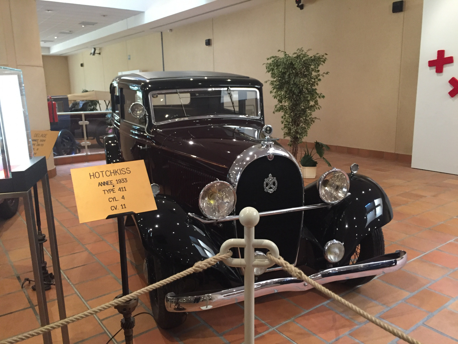 Visite de la collection des voitures du Prince de Monaco.