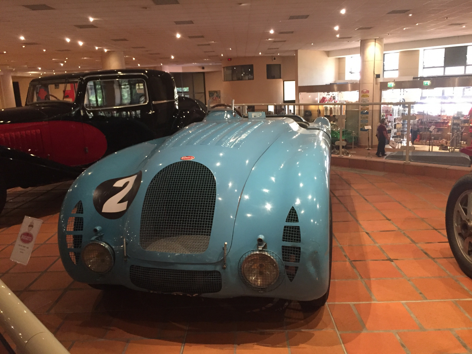 Visite de la collection des voitures du Prince de Monaco.
