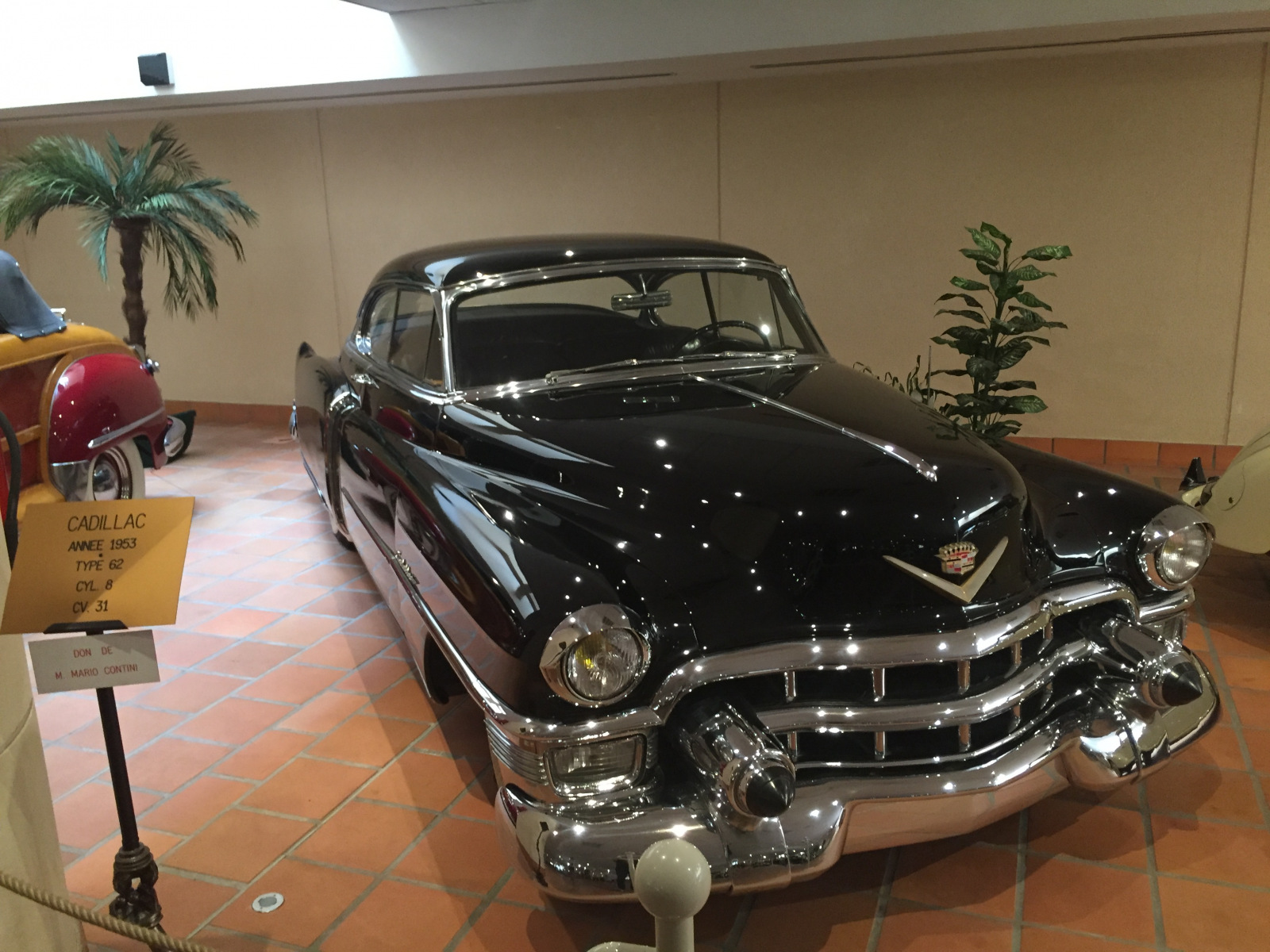 Visite de la collection des voitures du Prince de Monaco.
