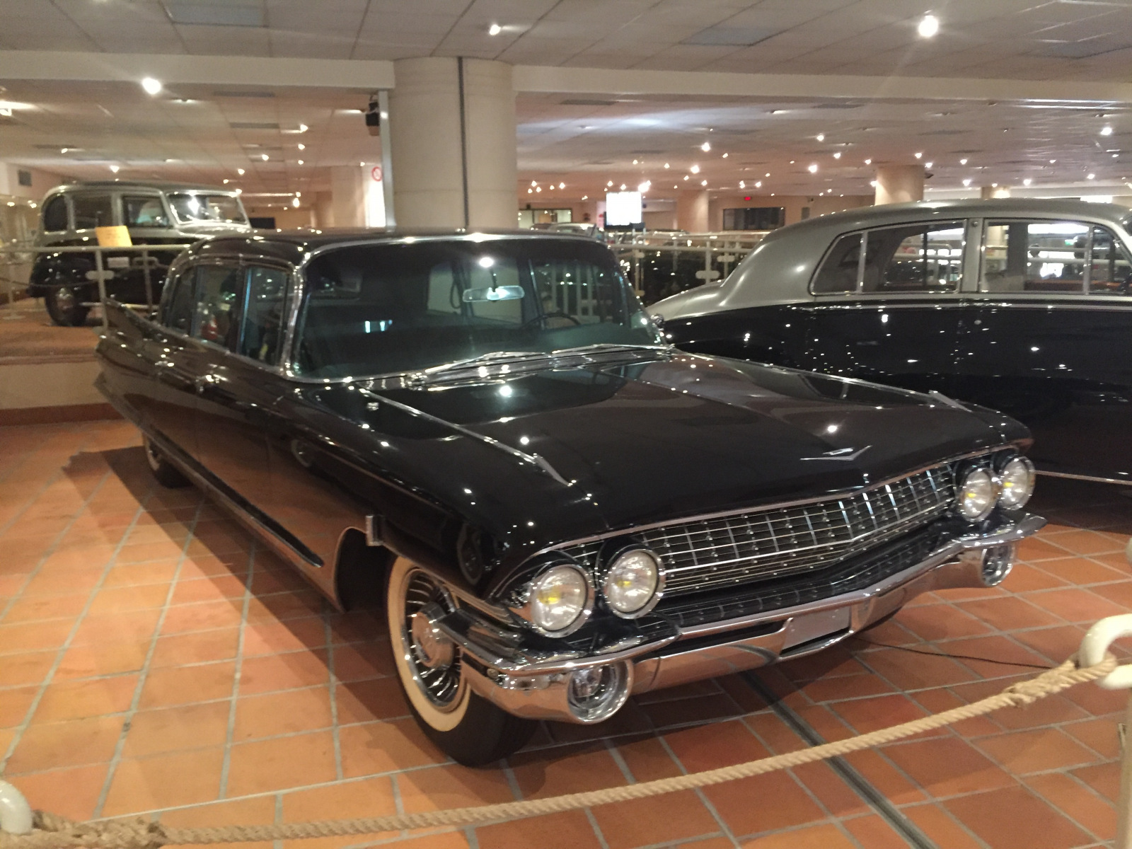 Visite de la collection des voitures du Prince de Monaco.