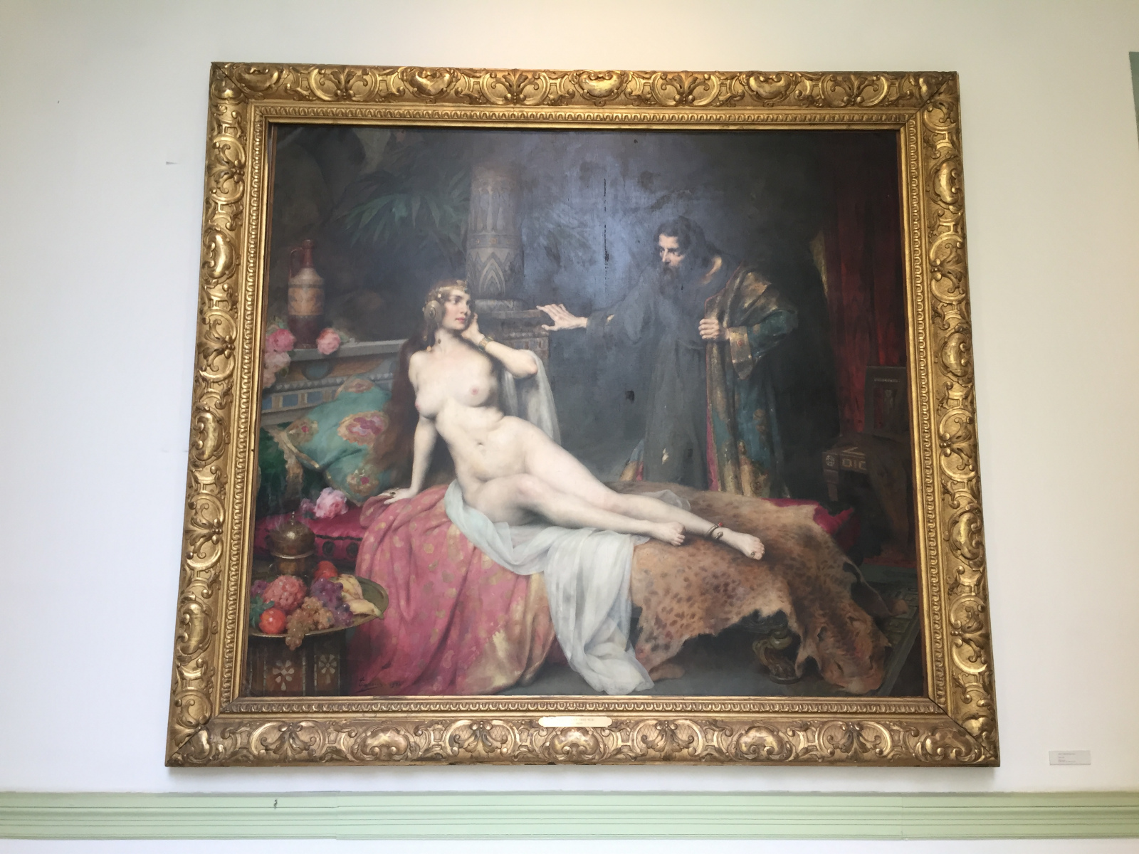 Visite du musée des Beaux Arts de Nice.