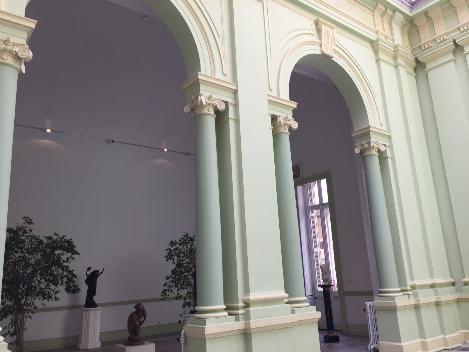 Visite du musée des Beaux Arts de Nice.