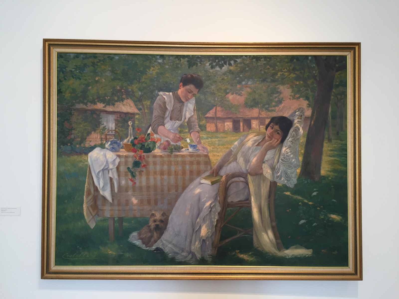 Visite du musée des Beaux Arts de Nice.