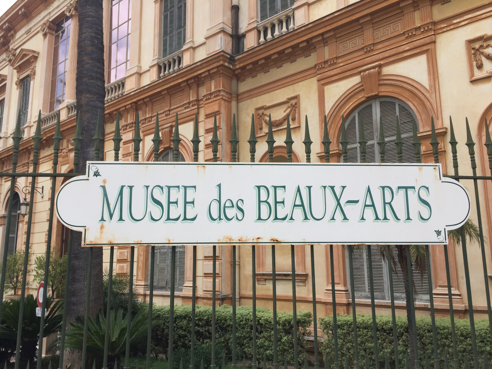 Visite du musée des Beaux Arts de Nice.