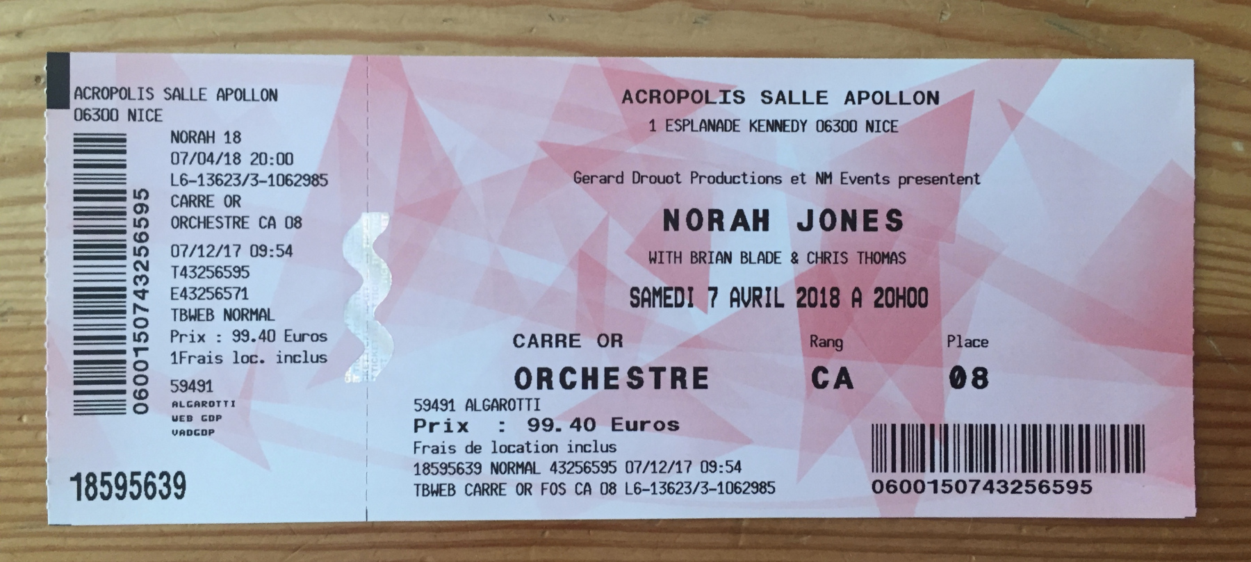 Concert de Norah Jones à Nice