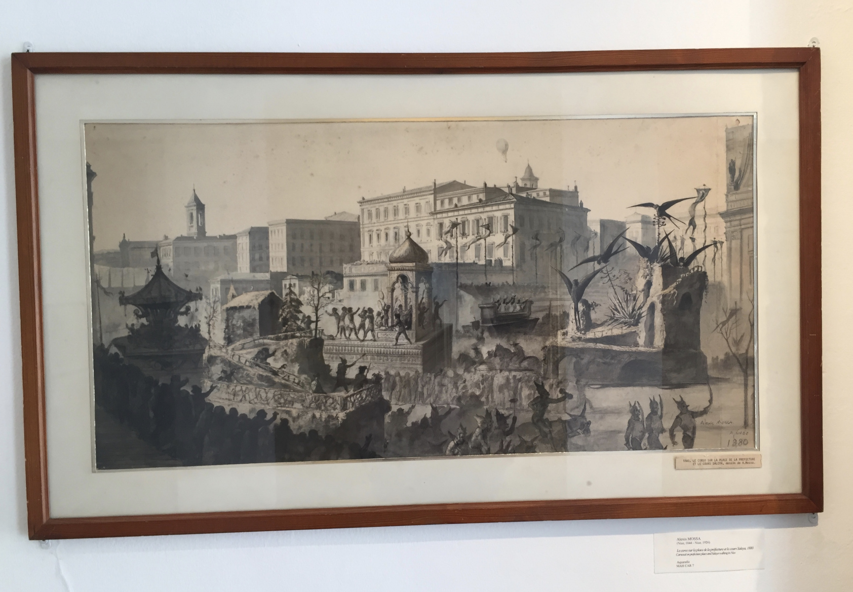 Visite du musée des Beaux Arts de Nice.