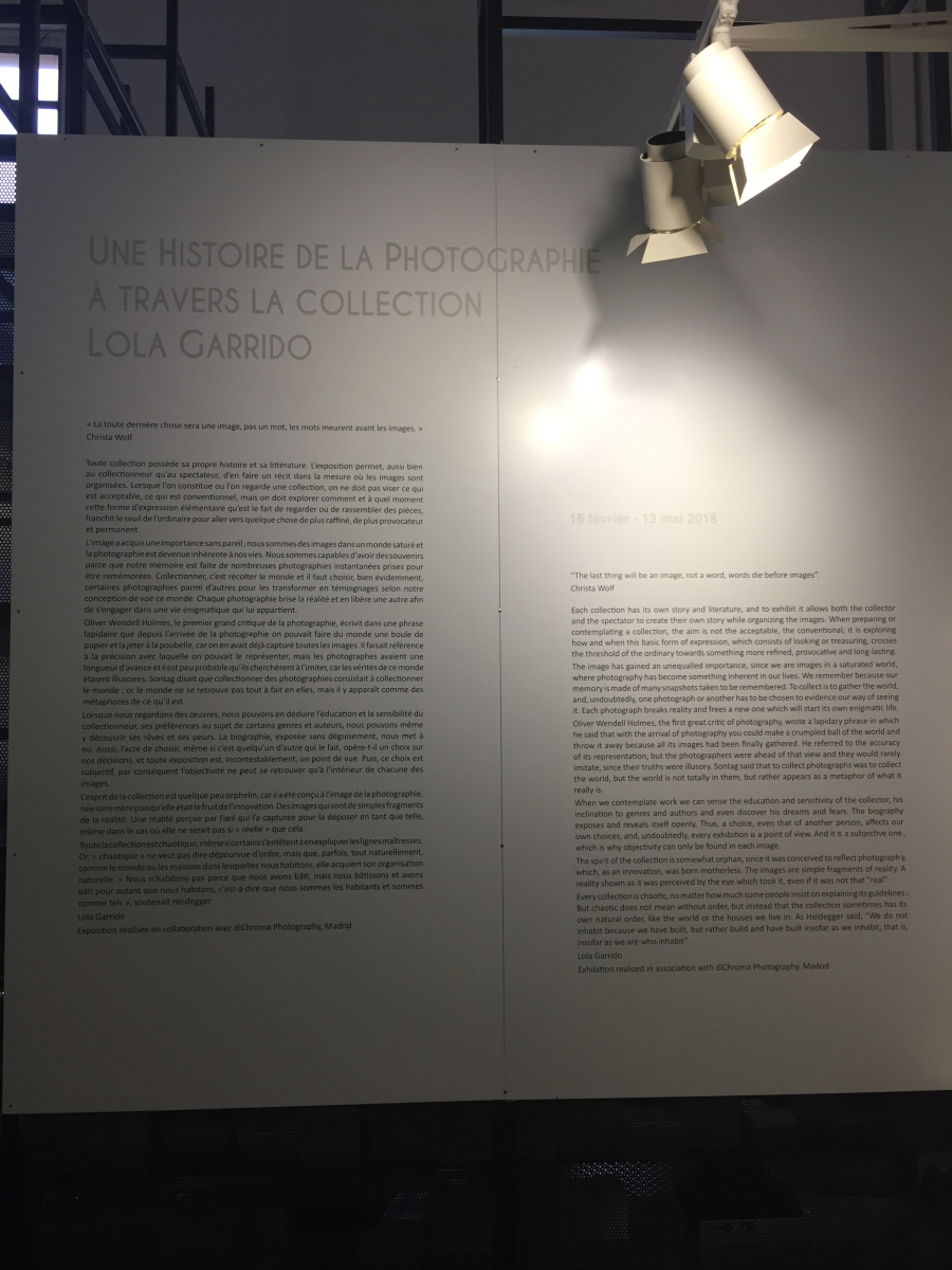 Visite du musée de la photographie de Nice.