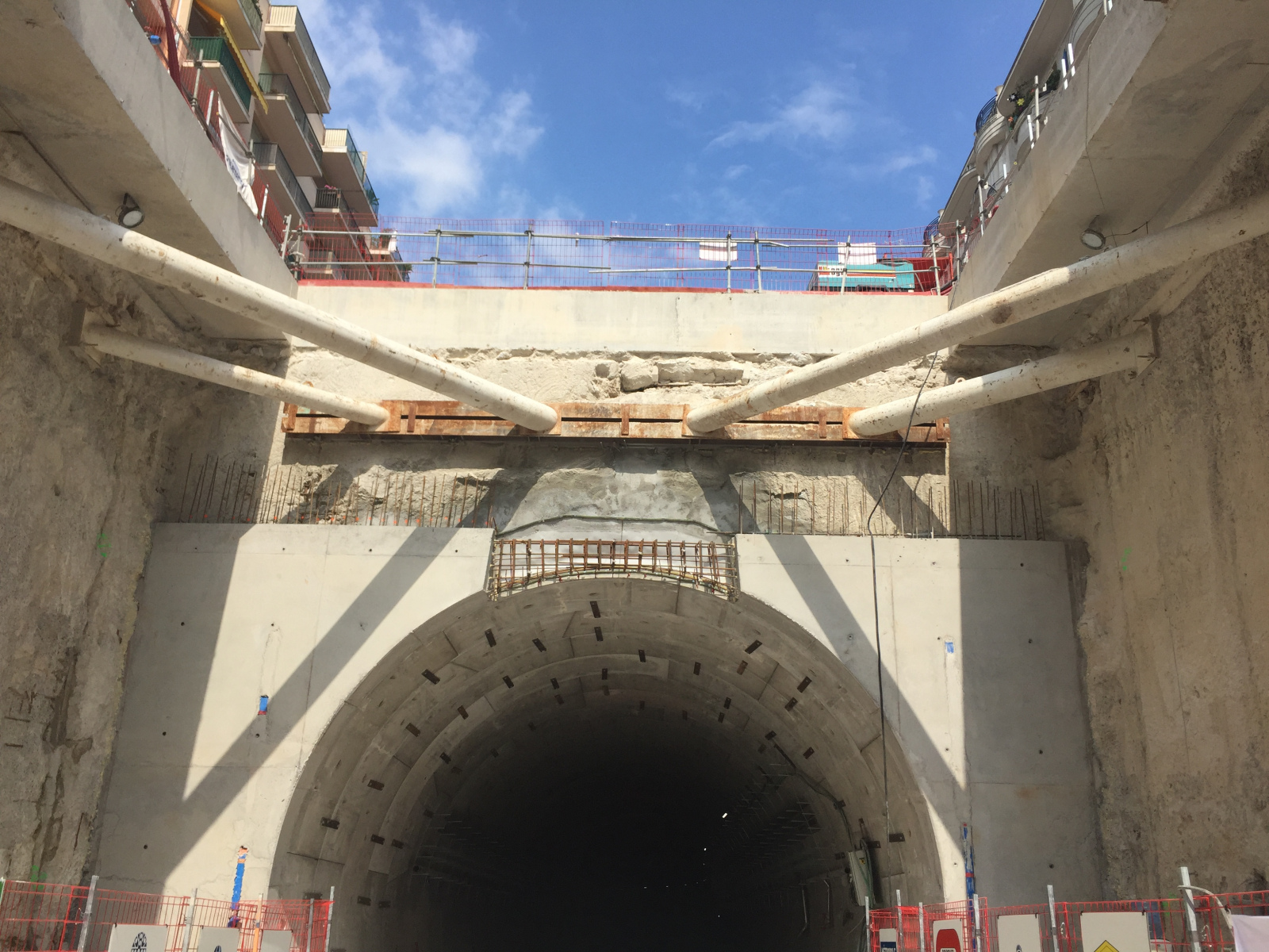 Visite du tunnel de la ligne 2 du tramway de Nice