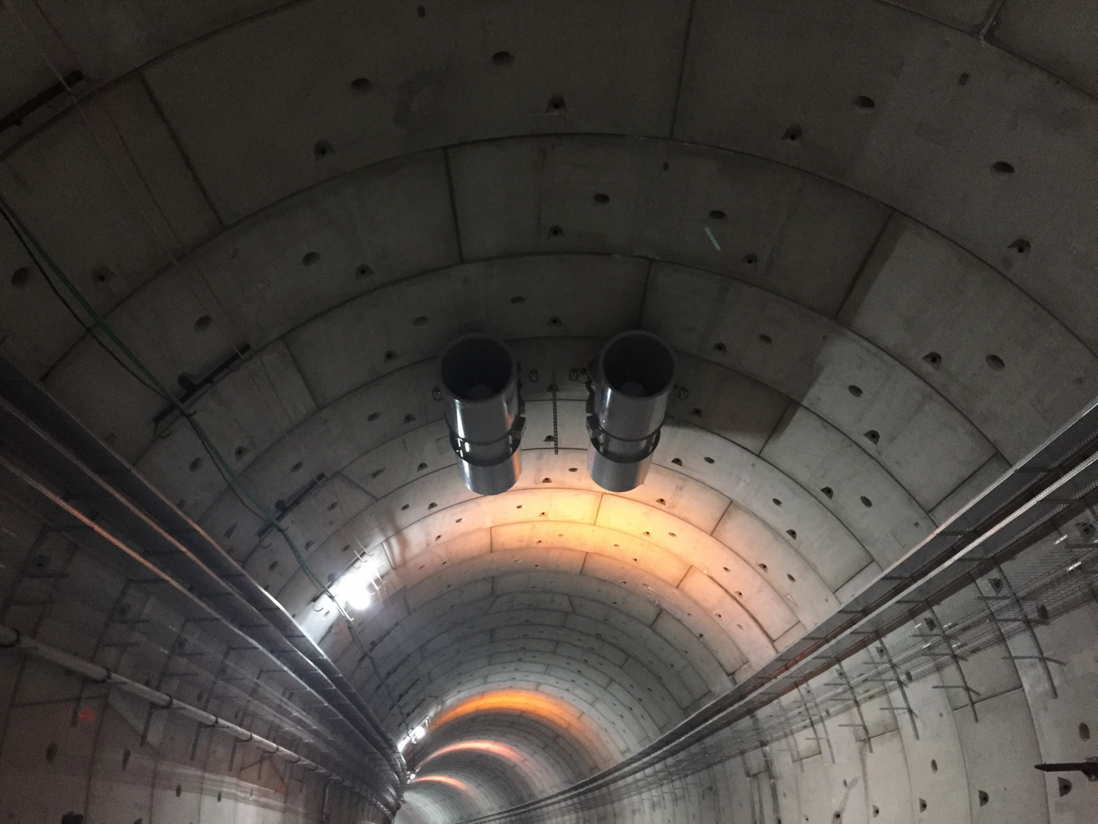 Visite du tunnel de la ligne 2 du tramway de Nice