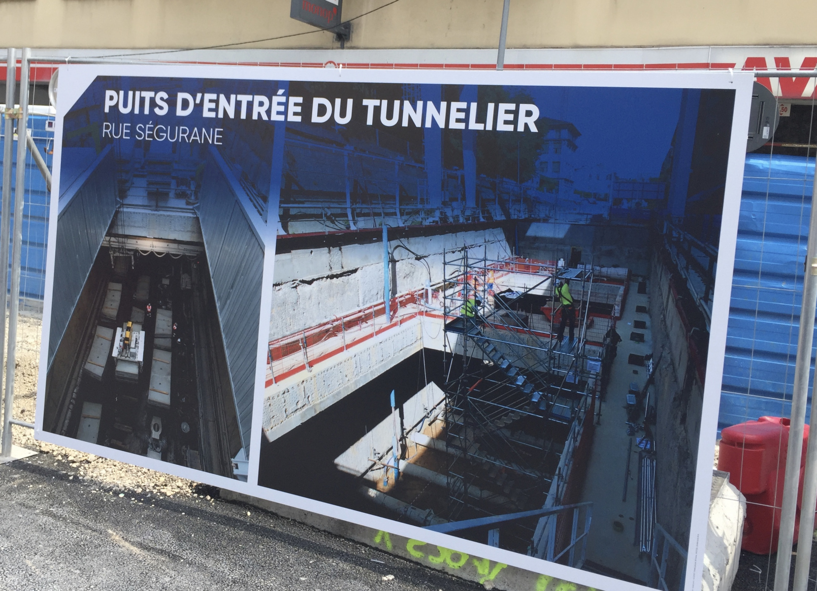 Visite du tunnel de la ligne 2 du tramway de Nice
