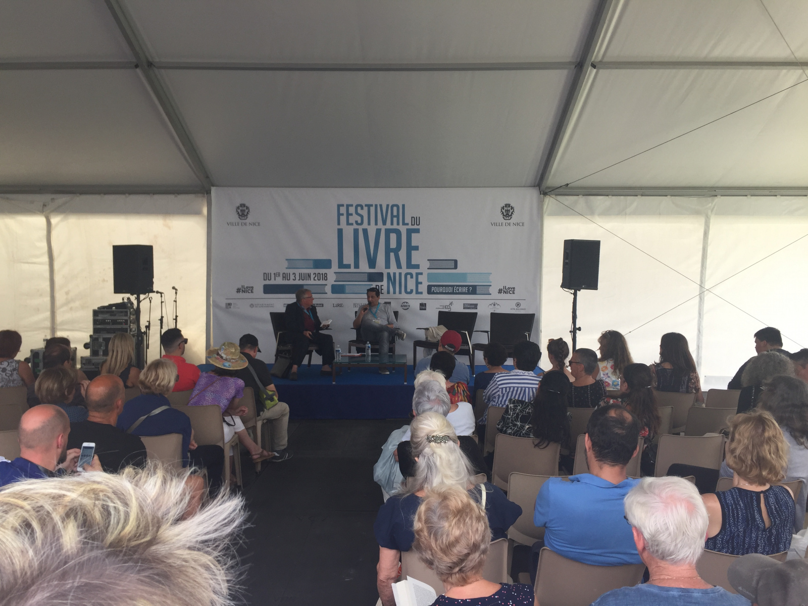 Ballade au festival du livre de Nice 2018