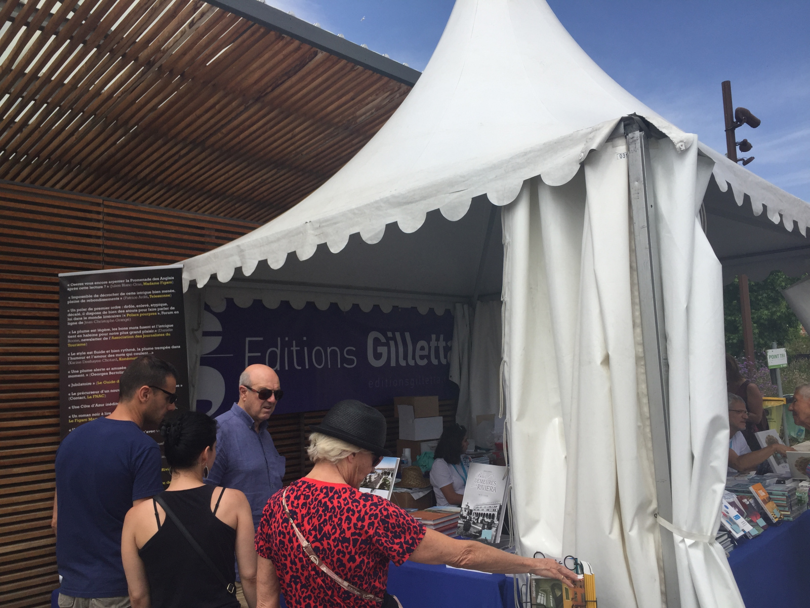 Ballade au festival du livre de Nice 2018