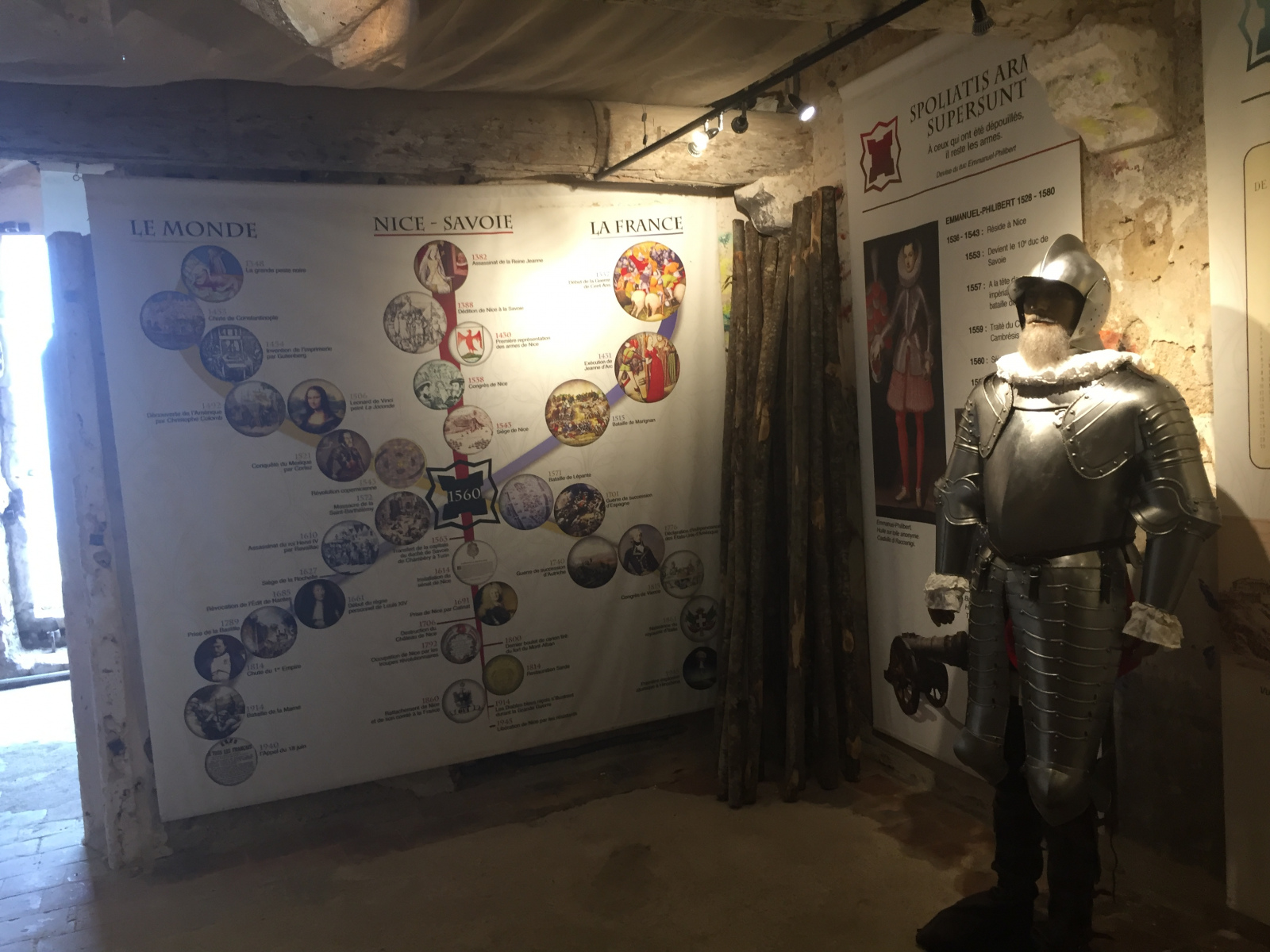 Visite du fort du mont Alban