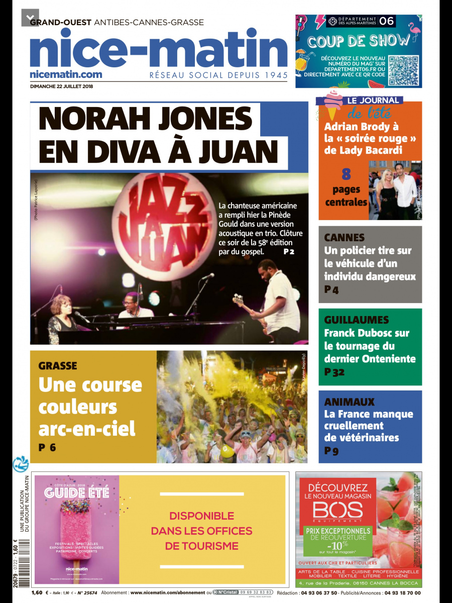 Concert de Norah Jones à Antibes
