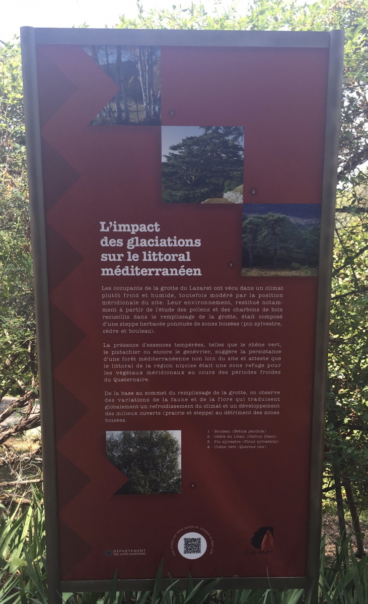 Visite de la grotte du Lazaret de Nice