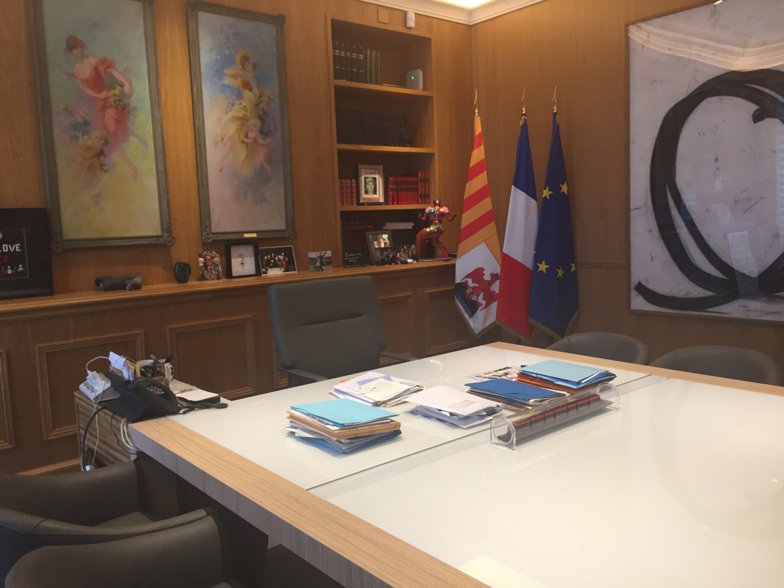 Visite de la mairie de Nice