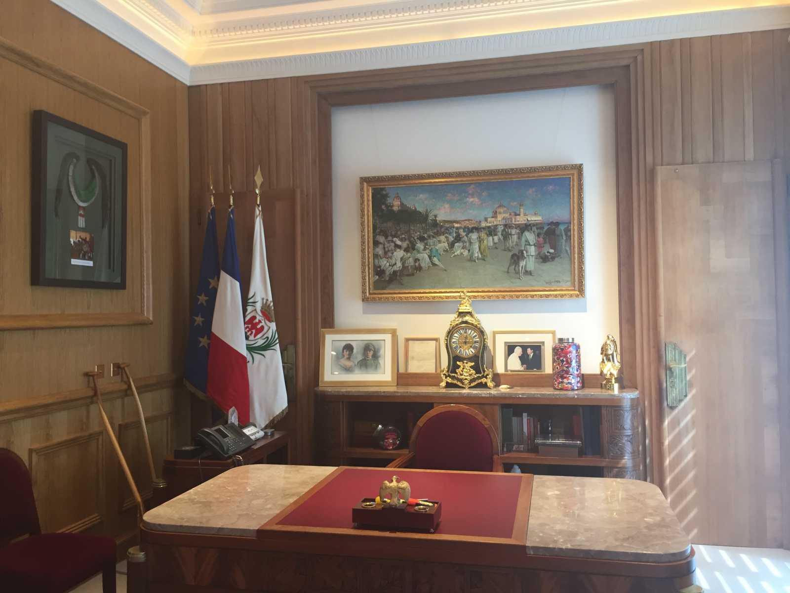 Visite de la mairie de Nice