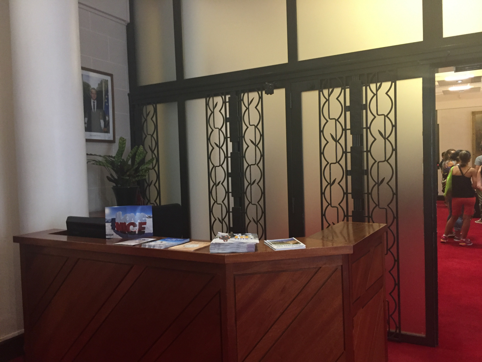 Visite de la mairie de Nice