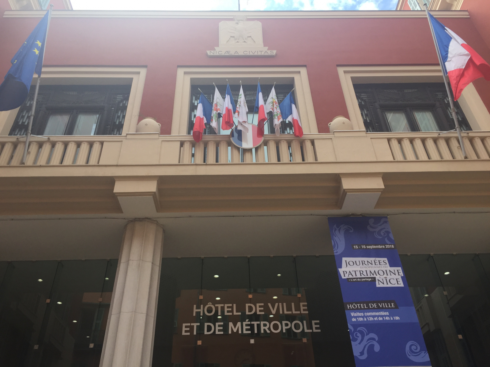 Visite de la mairie de Nice