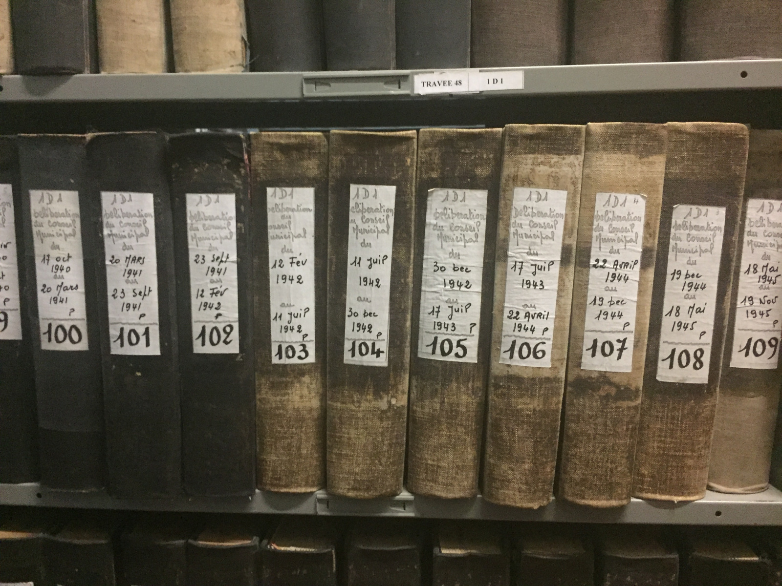 Visite des archives municipales de Nice