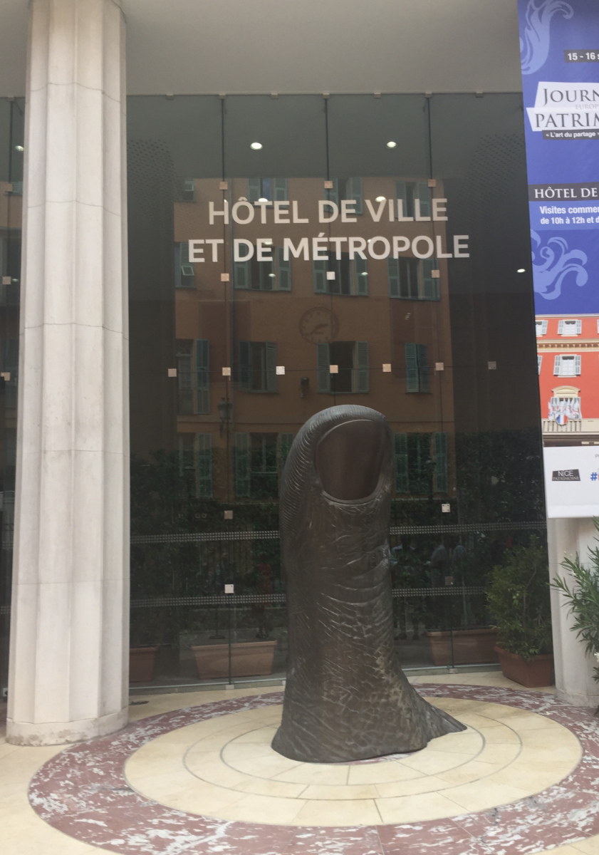 Visite de la mairie de Nice