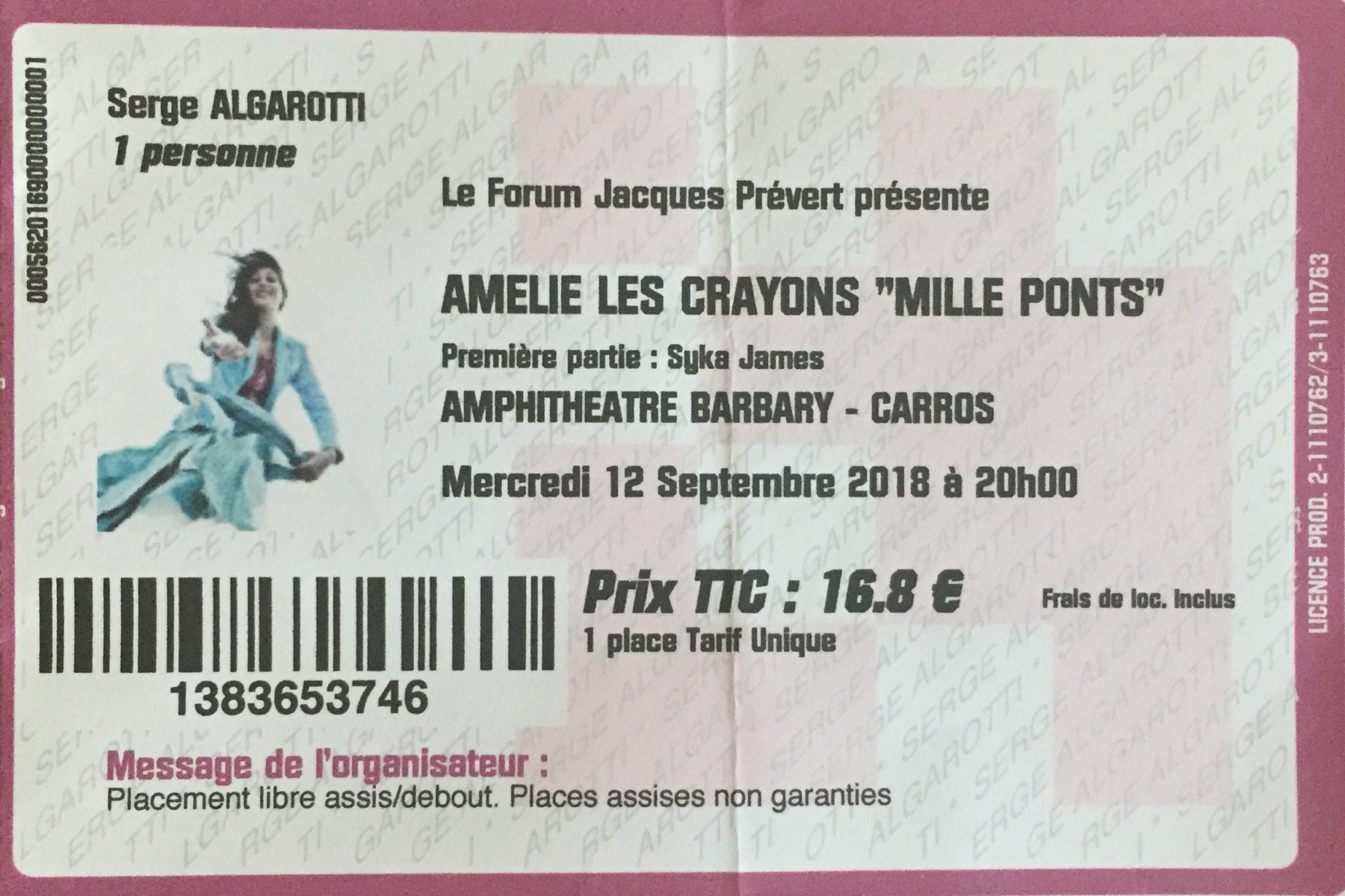 Concert d’Amélie Les Crayons