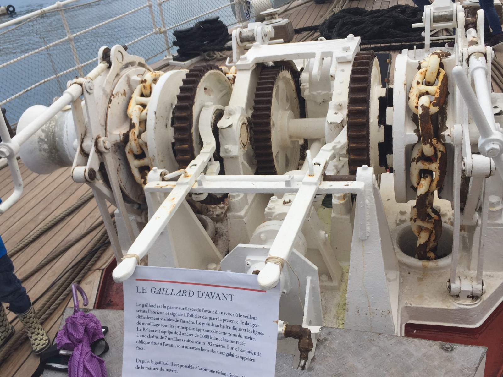 Visite du  Belem
