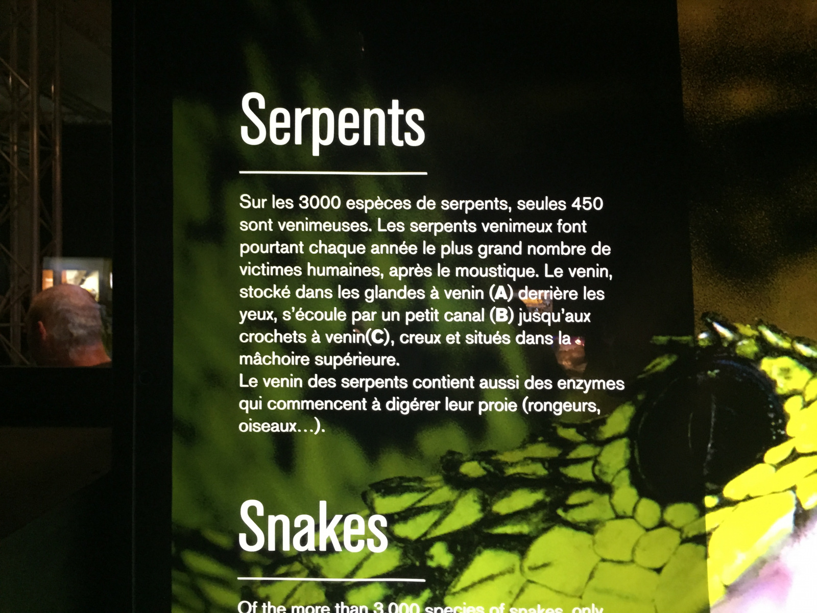 Visite de l’exposition Poison au Palais de la Découverte